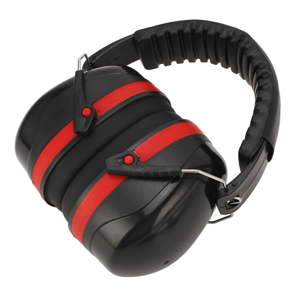 Comfortable Hearing Protection Earmuffs for Baby to Adult Black/Red