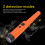 Wasserfester Hand-Metallscanner Pinpointer-Stab – Orange, IP66, 12 kHz 6
