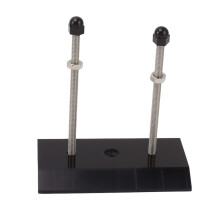 Supporto da parete in acrilico per skateboard ad alta stabilità, espositore black