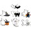 Halloween Spirit Unleashed, Υλικά υψηλής ποιότητας, Σετ κουπάτ για μπισκότα Halloween, Ανθεκτικό 1