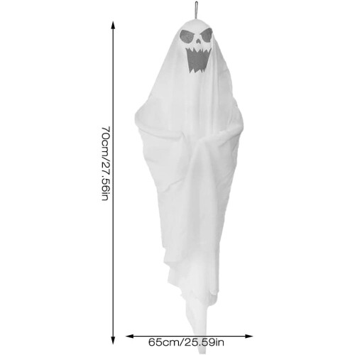 Κρεμαστά Φαντάσματα για το Halloween, Τρομακτικό Φάντασμα με Εύκαμπτα Χέρια και 1