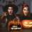 Γοητευτική διακόσμηση για το Halloween, ζωντανή διακόσμηση τοίχου, ξύλινη ινοσανίδα 5