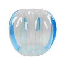 Inflatable PVC Bump Ball 90x80cm Human Collision Bubble in Blue for Outdoor Use