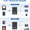 Προσαρμογέας Bluetooth για αεροπλάνο, Δέκτης πομπού 2 σε 1 για απρόσκοπτη ψυχαγωγία 3