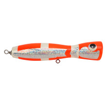 Linden Reflektierender Topwater-Salzwasser-Angelköder für Thunfisch, Trevally, Orange
