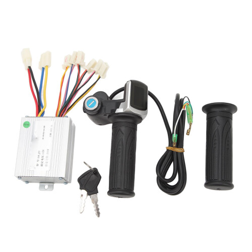 Motor Controller With Adjustable Speed Control Throttle Grip With Lock Brushed Speed Controller Battery Display Power Display Circuit Protection 1
