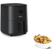 Freidora eléctrica sin aceite TEFAL EY130815, tecnología de aire caliente, capacidad de 3,5 L, compacta, cocina sana y crujiente, negra
