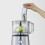 Foodprocessor 1200 W mixer, skål, riveplader, 4
