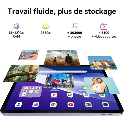 Blackview BLACKVIEW LINK8 Tablet Touch 12,7 Polegadas 2K 90Hz Android 15, 18GB RAM 256GB, Teclado, Caneta, Mouse, 8400mAh, Tablet para Estudos 1