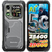 Smartphone Robuste BLACKVIEW XPLORE 1 5G Téléphone Portable Incassable,20000mAh,Android 15,36Go+256Go/2To,64+20MP,6.78",NFC,Noir