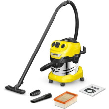 Nass- und Trockensauger - KÄRCHER - WD 4 P S V-20/5/22 - 1000W - Edelstahl 20L - Blasfunktion