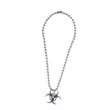 Collier de perles avec pendentif lune Punk, Hip Hop Y2K,-45cm