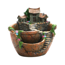Decorative Hanging Gardens, Creative Indoor-Outdoor Planters, Resin Succulent Planters, Elegant Design for Home and Office (Unique Style)
