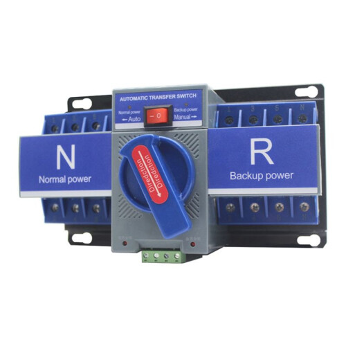 Automatic Transfer  63A 4P Automatic Dual Power Transfer  with Electromechanical Locking Protection 220V