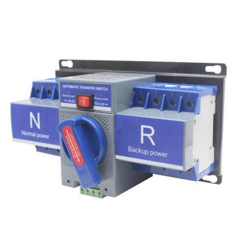 Automatic Transfer  63A 4P Automatic Dual Power Transfer  with Electromechanical Locking Protection 220V 1