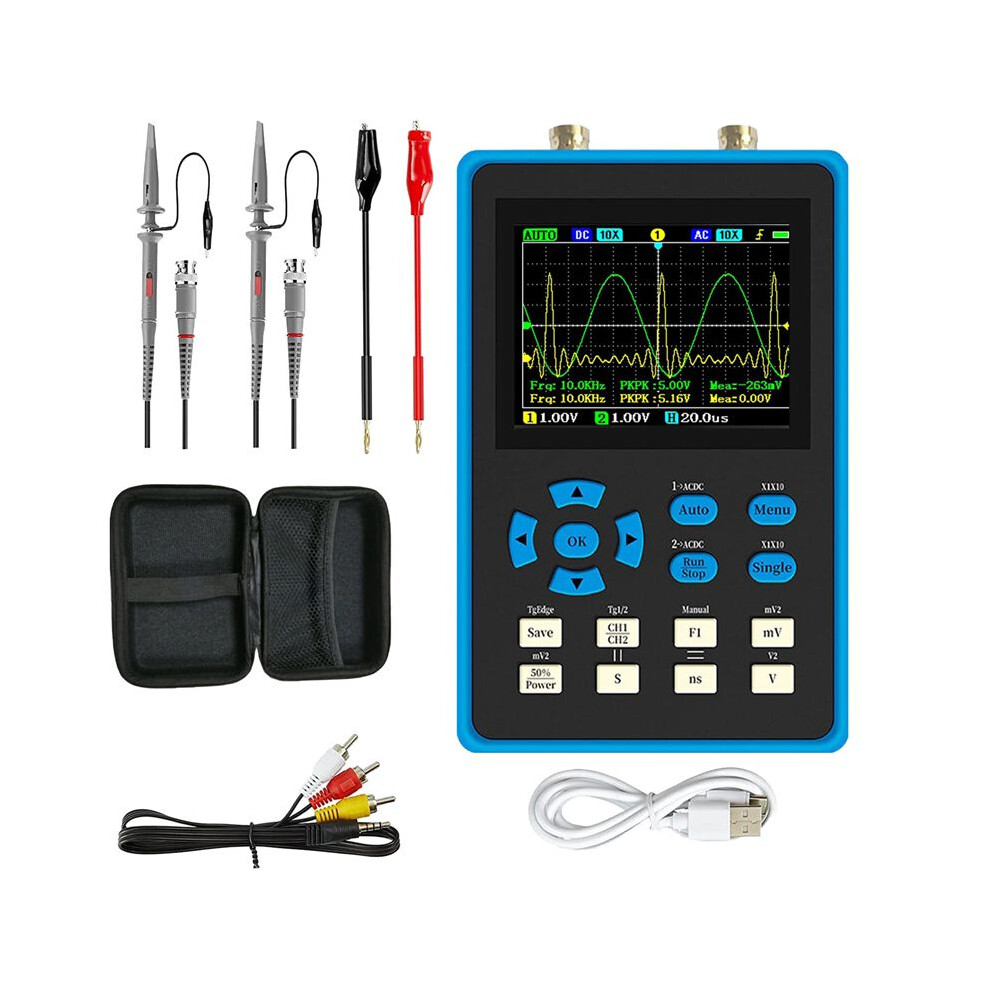 Dso2512g Oscilloscope - 2-In-1 Digital Oscilloscope & Dds Signal Generator, 120Mhz Bandwidth 500Msa/S Sampling Rate 6033357108277