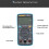 BSIDE ZT100 Digital Multimeter 4000 Counts /AC Voltage Current Capacitance Hz Diode Ohm Tester Ammeter Voltmeter 7