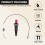 4 Pieces Propane Push-Type Piezo Igniter Kit with Threaded Ceramic Electrode Ignition Plug Wire 30 cm for Gas Grill 5