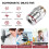 Microscope Plan Achromatic Objective Lens 4X Biological Metallurgical Microscope Objectives 4