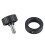 Microscope Fixing Ring Industrial Stereo Microscope Video Camera Stand Holder Metal Pillar Bar Fixing Ring, 25mm 2