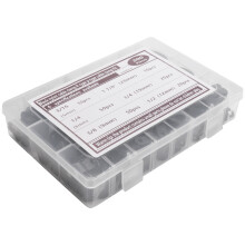 200Pcs R-Type P-Type Cable Clamps Plastic Nylon Wire Clip Assortment Kit Hardware Tools Cable Clip Buckle Clips Ties