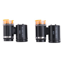 2 Pieces 60X Pocket Microscope with 3 Light,Jewelers Eye Loupe Portable Magnifing Glass for Handcrafts Jewelry