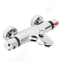 Bathroom Thermostatic Mixer Tap Hot and Cold Bathroom Mixer Mixing Valve Bathtub Faucet Thermostatic Shower Faucets Set
