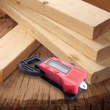 0-12.7mm Plastic Carbon Fiber Composites Digital Thickness Caliper Micrometer Gauge