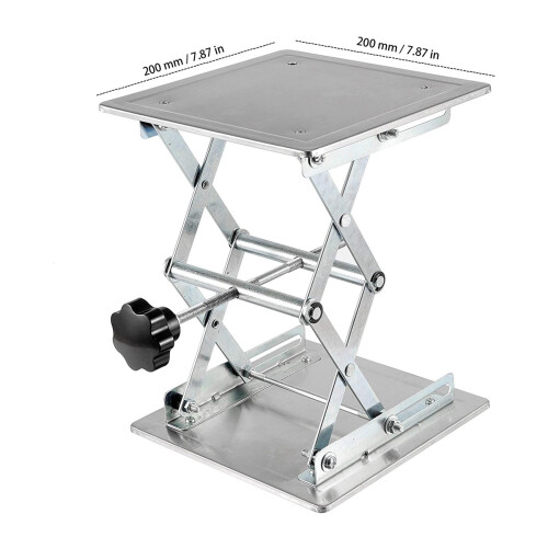 Laboratory Lift Stand, Lab Jack Scissor Stand Platform, Table Lifting Jack Platform Expandable Table Height Range 1