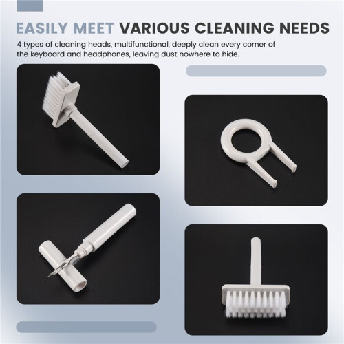 Cleaning Soft Brush Keyboard Cleaner 5-in-1 Multi-Function Computer Cleaning Tools Kit for  PC Camera Lens 1