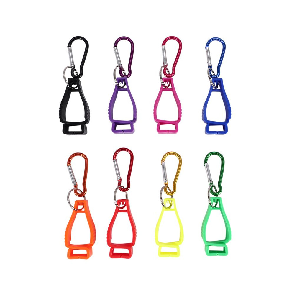 8Pcs Glove Clips For Work Glove Holders Glove Belt Clip With Metal Carabiners For Construction Worker Guard Labor 4713136620993