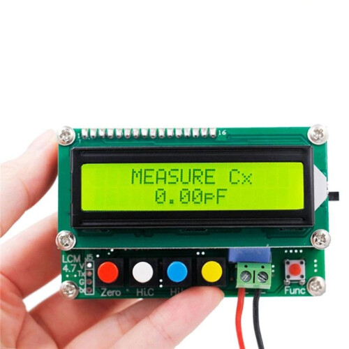 Digital Capacitor Meter Inductance Capacitance L/C Meter LCD Capacitance Meter Tester  USB Interface with USB Cable 1