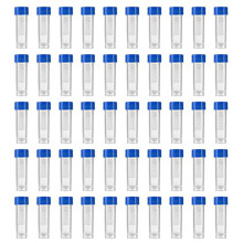 200Pcs 5Ml Plastic Graduated Vial Storage Container Test Tubes with Screw Caps