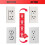 148Pcs Outlet Spacers for Electrical Box+10Pcs Screws,Electric  Receptacle Spacers Socket Outlet Shims Extender 2
