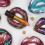 Resin Molds,6PCS 3D Lips Epoxy Silicone Mold for Resin Casting Crafts DIY Keychain Making Pendants Ornaments Decoration 5