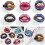 Resin Molds,6PCS 3D Lips Epoxy Silicone Mold for Resin Casting Crafts DIY Keychain Making Pendants Ornaments Decoration 6