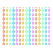 50PCS Plastic Spiral Binding Coils, 1/2 inch Diameter 30 Ring Binding Spirals,Christmas Gifts for Students and Coworkers