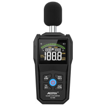 MESTEK SL720B Sonomètre Numérique 30-130 DB Mesureur de Décibels de Bruit Écran Couleur LCD Pondération A/C Valeur Max/Min