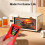 Portable Electromagnetic Field Radiation Detector EMF Meter EMF Detector Red 5
