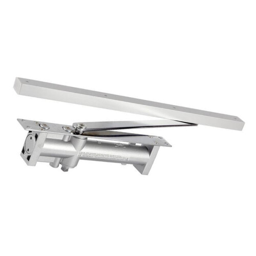 1 Set Hidden Automatic Door Closer Home Hydraulic Buffer Security System Adjustable Closer 2