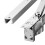 1 Set Hidden Automatic Door Closer Home Hydraulic Buffer Security System Adjustable Closer 4