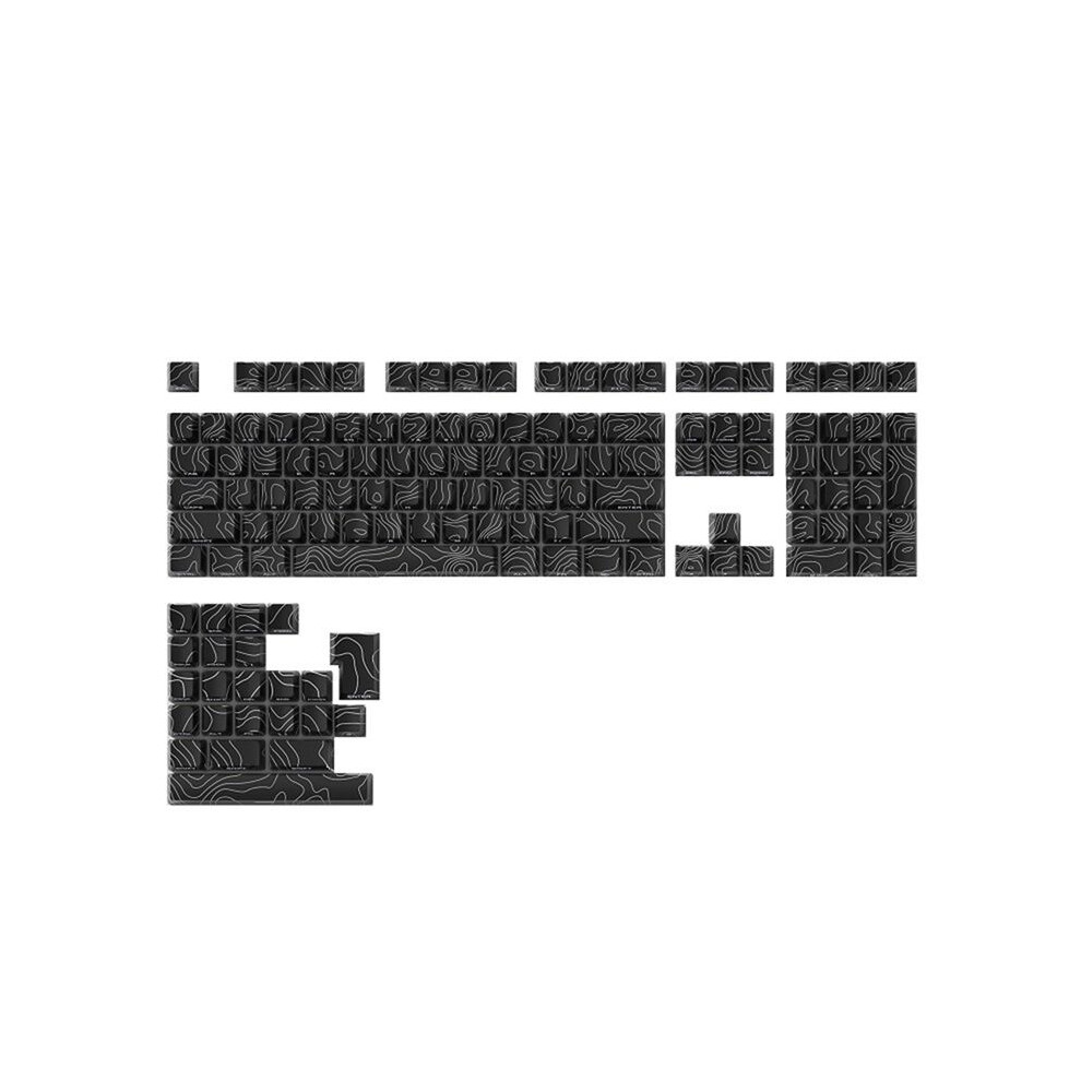 Pbt Keycaps Side Print Backlit Keycap Topographic Dye-Sub Key Caps Profile For Mx Gamer Mechanical Keyboard 4711989284539