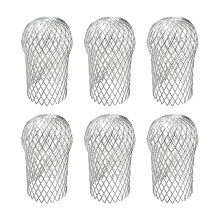 6 Pack Gutter Guards, Gutter Downspout Guards, Aluminum Gutter Guards Screen Filters, Gutter Downspout Protectors