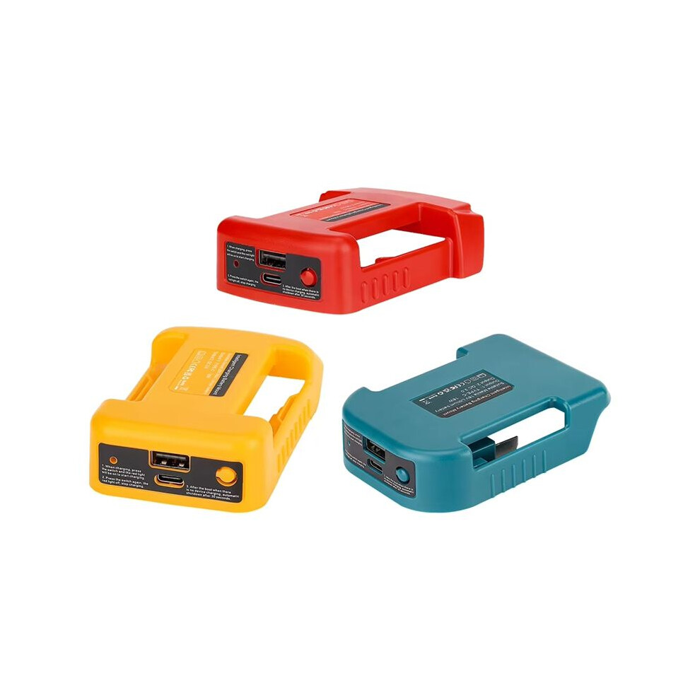 Usb Fast Charger Adapter Compatible For M18 18V Battery Dual Output Port With Usb And Type-C Charging 6032447392237