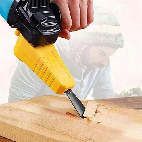 Angle Grinder Modified Electric Chisel Trimmer Woodworking Decoration Electric Chisel Slotting Trimmer Electric Scraper 1