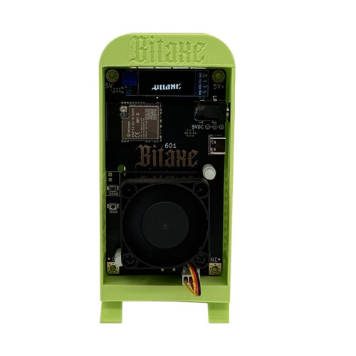 Bitaxe Gamma601 Bitcoins 1,2TH/S Solo Miner BM1370 Asic Chip 2,4G WiFi Offenes System 18W BTC Lotterie Crypto Miner UK Stecker