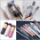 200Pcs Makeup Brush Pen Guard Protector White Net Reusable Thread Spool Savers Expandable Mesh Cover 5