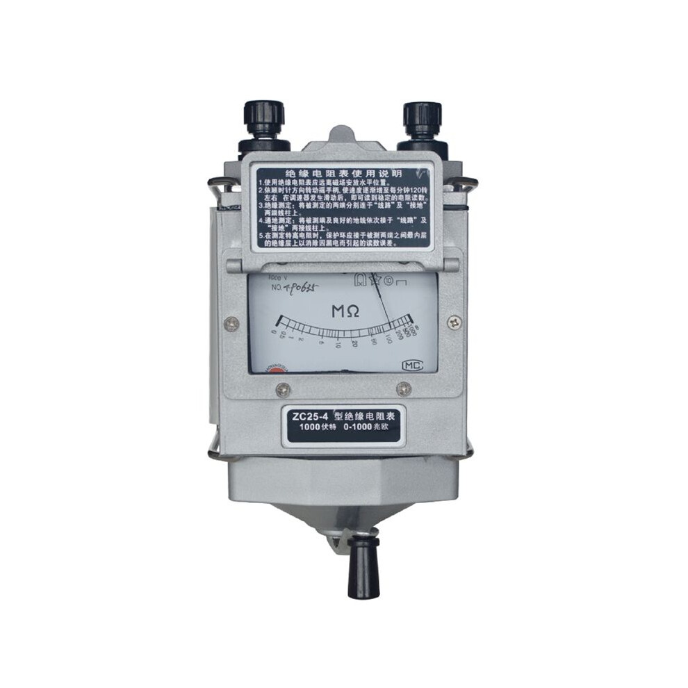 ZC25 4 Testeur De R sistance D Isolement 1000V Tramegger M gohmm tre D zc25-4-testeur-de-r-sistance-d-isolement-1000v-tramegger-m-gohmm-tre-d