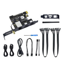 NanoKVM-PCIe PiKVM  Fjärrkontroll Drift- och Underhållsserver med PCIE WIFI, NanoKVM-PCIe-WIFI-Kit