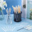 200Pcs Makeup Brush Pen Guard Protector White Net Reusable Thread Spool Savers Expandable Mesh Cover 4
